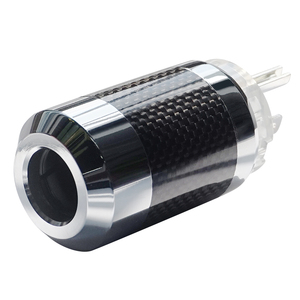 En laiton Pur cuivre Plaqué Or BRICOLAGE <span class=keywords><strong>HIFI</strong></span> câble D'alimentation 3 broches US <span class=keywords><strong>Prise</strong></span> De Courant Électrique + Connecteur de - Product Image 6