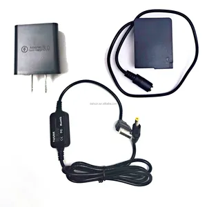 Panasonic bateria de adaptador de potência, DMW-AC10 DMW-DCC8 ac, para panasonic lumix DMC-G5 g6 g7 gx8 g80 g81 g85 gh2 gh2k fz200 fz300 fz2000