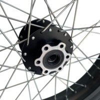 Ensemble de roues Supermoto de 17 pouces pour Surron Light Bee, pneus avant 70/90-17, arrière 90/80-17, pneus de route, moto électrique tout-terrain