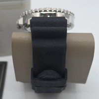 Montre de plongée sportive pour homme, bracelet en silicone, lunette rotative, fenêtre de date, marqueurs lumineux, montre-bracelet à quartz pour l'extérieur