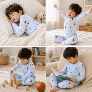 Winter Warm Fleece Children Nightwear Long Pants Kids Loungewear Breathable Casual <b>Baby</b> <b>Clothing</b> - Product Image 5