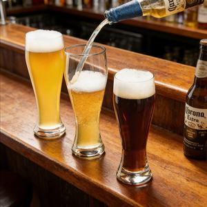 Vaso de Cerveza Artesanal de Trigo Transparente de 285 ml (10 oz), Estilo <span class=keywords><strong>Erdinger</strong></span> 1664, para Agua o Bebidas, Ideal para Regalo, Hogar, Bar o Fiestas - Product Image 3