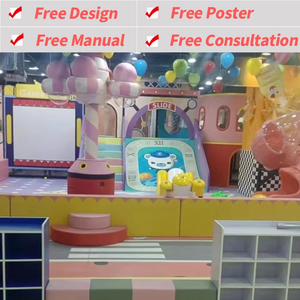 Premium Reliable Indoor Playground Soft Play Equipment Set for Kids Commercial Children's Playground with Ball Pool and Slide - Product Image 2
