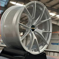 عجلات سبيكة فضية VS-5RS مقاس 15-22 بوصة 5x112 5x120 لسيارات BMW G20 G80 G82 F87 أودي S3 إنفينيتي Q50 هوندا سيفيك Si أبيكس