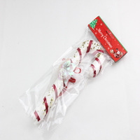 Nouveauté 2022 : Bâtonnets en mousse en forme de canne à sucre de Noël avec paillettes et ruban – Fournitures d'art et d'artisanat pour la décoration de fête