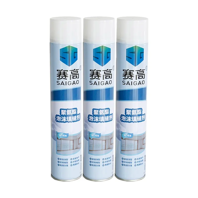 China factory OEM Eco friendly 750 ML TOP Quality HOT Sale Adhesive Self Expanding for large gaps filler PU Foam Spray
