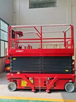 Plateforme élévatrice à ciseaux autopropulsée EVERLIFT Heavy Duty 12M, 320 kg, électrique, hydraulique, pour travaux en hauteur, entrepôt intérieur, maintenance