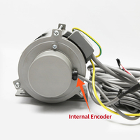 Moteur triphasé à courant alternatif Lingyun avec encodeur pour machine de porte d'ascenseur SE-JR/EMB-80-4
