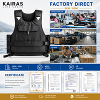 Gilet de sauvetage en néoprène 120-150N pour rafting en eaux vives avec patchs réfléchissants et sangles réglables pour kayak, canyoning, PFD commercial