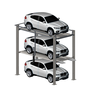 Lève-<span class=keywords><strong>voiture</strong></span> hydraulique à 4 poteaux et 3 niveaux homologué CE, robuste, pour <span class=keywords><strong>garage</strong></span> commercial - Product Image 5
