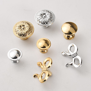 Furniture Handle And <b>Knob</b> Zinc Alloy Single Hole <b>Cabinet</b> Drawer Modern Minimalist European Style Durable Novelty Shape - Product Image 1