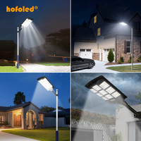 Hofoled Smart Outdoor 1000W 2000W 3000W Lampadaire solaire IP67 Étanche Tout en Un Led Lampadaire solaire pour Route Jardin Cour