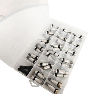 Tiges de <span class=keywords><strong>valve</strong></span> de pneu sans chambre à air en alliage d'aluminium, valves universelles pour la surveillance et la réparation de la pression des pneus de voiture - Product Image 6