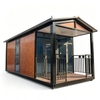 Maison conteneur modulaire à assemblage rapide 20ft 40ft, mobile, portable, préfabriquée, mini-maison, chambre, atelier, bureau en acier