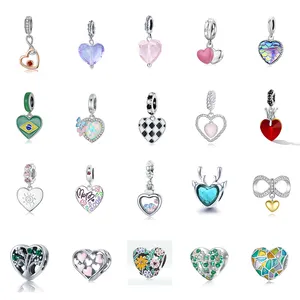 Thousands Of In Stock Wholesale Charms 925 Sterling Silver DIY Pendant Designer Charms For Diy Bracelet Jewelry Making