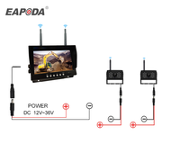 Kit de système d'objectif de caméra DVR de sécurité à vision nocturne HD 2 3 4 canaux avec affichage 360 Meilleure antenne sans fil WiFi pour voiture