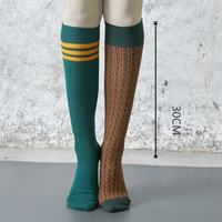 Chaussettes de sport en coton tricotées pour femme, antidérapantes, respirantes, à séchage rapide, à rayures, pour Pilates et danse, vente en gros