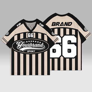 Hip Street Men's T-Shirt Custom Number V-Neck Sublimation T-shirt Heavy Print Casual Clothing with Screen Print Hot Summer Item - Product Image 3