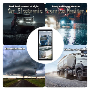 10.36in 2CH IPS Monitor 256G lưu trữ 1080P HD bên phải bên trái chiếu hậu đảo ngược Camera gương hỗ trợ đỗ xe lùi xe - Product Image 2