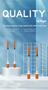 0.3 मिलीलीटर/0.5 मिलीलीटर/1 मिलीलीटर डिस्पोजेबल इंसुलिन सिरिंज सुई के साथ - Product Image 2