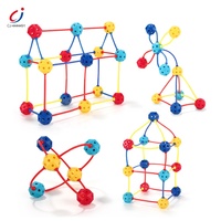 Chengji arc-en-ciel blocs de construction créatif assemblage jouets éducatifs 3d modèle Cube enfant connexion jouets blocs de construction