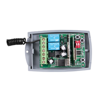 Controlador Universal YET402PC-V2.0 433MHz AC/DC9~24V 2CH, Módulo de Código Abierto PCB, Abrepuertas de Garaje, Control Remoto de 30m