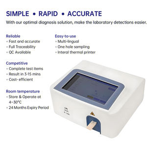 Analizador Veterinario de Inmunoensayo por Fluorescencia Seca - Certificado CE Clase II, <span class=keywords><strong>Máquina</strong></span> POCT para Prueba de PCR en Mascotas - Product Image 6