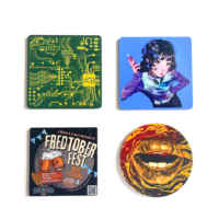 Fabrik Sublimation Untersetzer PVC Gummi Sublimation Auto Untersetzer weiche Silikon Tischs ets für Esstisch Bulk Drink Untersetzer