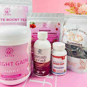 Set de Aumento de Peso de Marca Privada, Suplementos para Aumentar el Apetito, Cápsulas, Polvo, Jarabe y Gomitas para Aumentar de Peso - Product Image 1