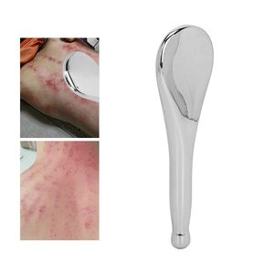 Atacado de fábrica meridianos <span class=keywords><strong>facial</strong></span> raspagem ferramenta de acupuntura de aço inoxidável massageador ponto gua sha ferramenta para todo o corpo - Product Image 3