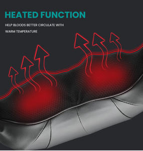 Usine vente chaude corps entier tissu profond pétrissage oreiller Massage doigt presse dos et cou masseur - Product Image 6