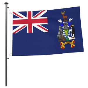 Bandera de las <span class=keywords><strong>Islas</strong></span> de la Sudgéorgia <span class=keywords><strong>y</strong></span> Sud <span class=keywords><strong>Sandwich</strong></span>, 3x5 pies, con 2 ojales metálicos, colores vivos, bandera nacional personalizada de 3x5 pies - Product Image 1