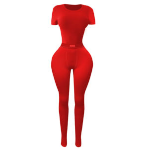 Set Yoga da Donna in Cotone a Prezzo di Fabbrica, Maglietta a Maniche Corte XS e <span class=keywords><strong>Leggings</strong></span> Traspiranti, Comodo Completo Loungewear con Logo Personalizzato - Product Image 5