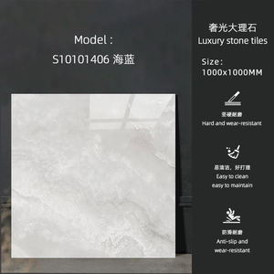 Volledige marmeren tegels <span class=keywords><strong>1000x1000mm</strong></span> |   Antislip, slijtvaste, glanzende vloer- en wandtegels voor de woonkamer - Product Image 2