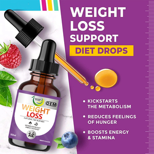 Gouttes de régime amaigrissantes à base de plantes en gros, 60 ml, saveur naturelle de baies, brûleur de graisse, liquide minceur, gestion de l'énergie, perte de poids <span class=keywords><strong>pour</strong></span> adultes - Product Image 3