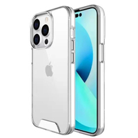 Funda Protectora de Lujo a Prueba de Golpes para 17 16 15 14 13 12 11 Pro Max, Muestra Gratis, Acrílico+TPU, Varios Colores