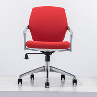 Chaise de bureau pivotante de direction ergonomique en métal pour usage commercial, siège de jeu réglable en acier pour salle de sport