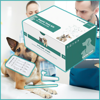 Kit de test rapide combiné pour chiens Vericare EHR BAB LYM CHW Kit de diagnostic vétérinaire pour chiens Ehrlichiose Babesia Lyme Dirofilariose