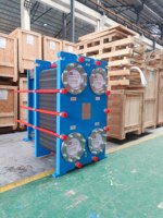 Échangeur de chaleur à plaques industriel à haute efficacité, acier inoxydable 316L, refroidissement liquide, échange thermique BR03M-35 80gpm 1.0MPa