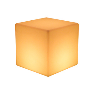 Chaise cube LED - Moderne, étanche, en plastique, rechargeable, stable, pour usage commercial, salle à manger, bar et hôtel - Product Image 6