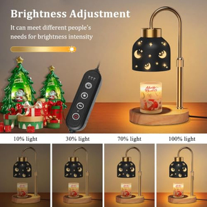 Lámpara Calentadora de Velas con Temporizador y Regulador de Intensidad, Versión Mejorada para Navidad, Calentamiento Rápido, para Todo Tipo de Cera - Product Image 5