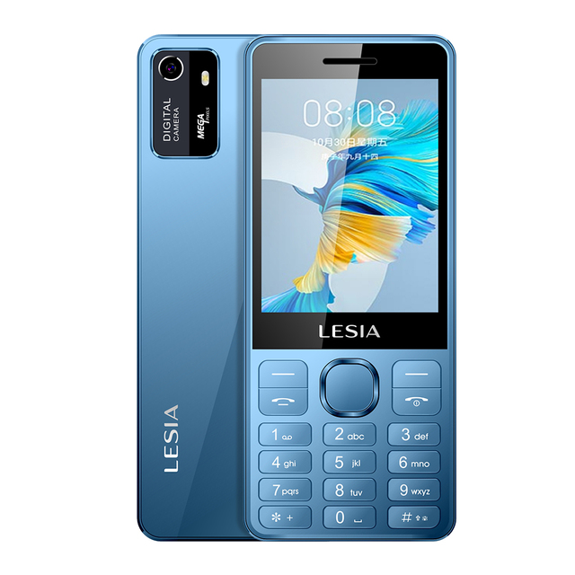 LESIA FEATURE PHONE WITH 3.5 INCH BIG SCREEN DUAL SIM CARD and 2500mAh BUILT-IN BATTERY