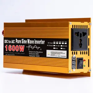 1600W 2200W 3000W power inverter 12 v to 220 v pure sine wave inverter