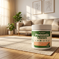VITAFIELD OEM ODM Probiotiques pour chiens sous forme de friandises molles sans céréales, absorption rapide, équilibre de la flore intestinale et santé immunitaire pour toutes les races de chiens