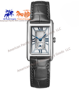 Reloj de Cerámica Negro Cuadrado Longnes para Hombre, Reloj de Pulsera de Lujo de Acero Inoxidable Plateado, Resistente al Agua, Reloj de Cuarzo de Moda - Product Image 3