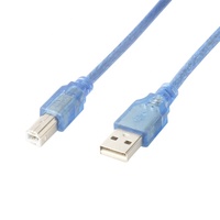 Cable de impresora de 2,0 A macho A B, Cable Usb de datos A B, azul