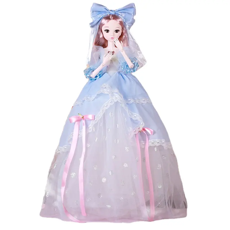 Nouveau 60 cm gaze robe poupée Yade musique poupée fille cadeau d'anniversaire enfants jouets en gros