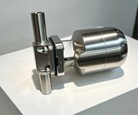 Válvula de Diafragma Neumática Aséptica SS316L DN15 1/2" con Extremo para Soldar, Sin Espacio Muerto, EPDM, Biotecnológica, CIP, SIP, Válvula de Proceso Estéril