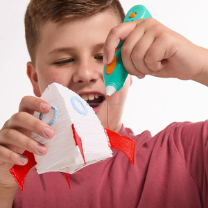 Stylo d'impression 3D semi-automatique sans fil pour enfants, rechargeable par USB, dessin à basse température, PLA portable, outil d'artisanat artistique, 1 an - Product Image 4