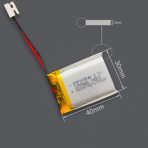 แบตเตอรี่ลิเธียมโพลิเมอร์ KC CB Approved DTP 103040 3.7V 1200mAh ที่เหมาะสม - Product Image 5